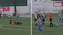 VIDEO / Follia in Spagna: scontro con l'arbitro e rosso diretto