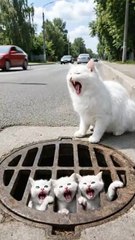 Kind-Hearted Man Rescues Kittens and Their Mother Cat 🐾✨