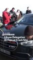 Libyan Delegation Arrives at Crash Site