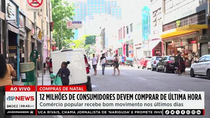 Compras de última hora devem levar milhões às lojas no Natal