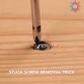 How to remove screws easily