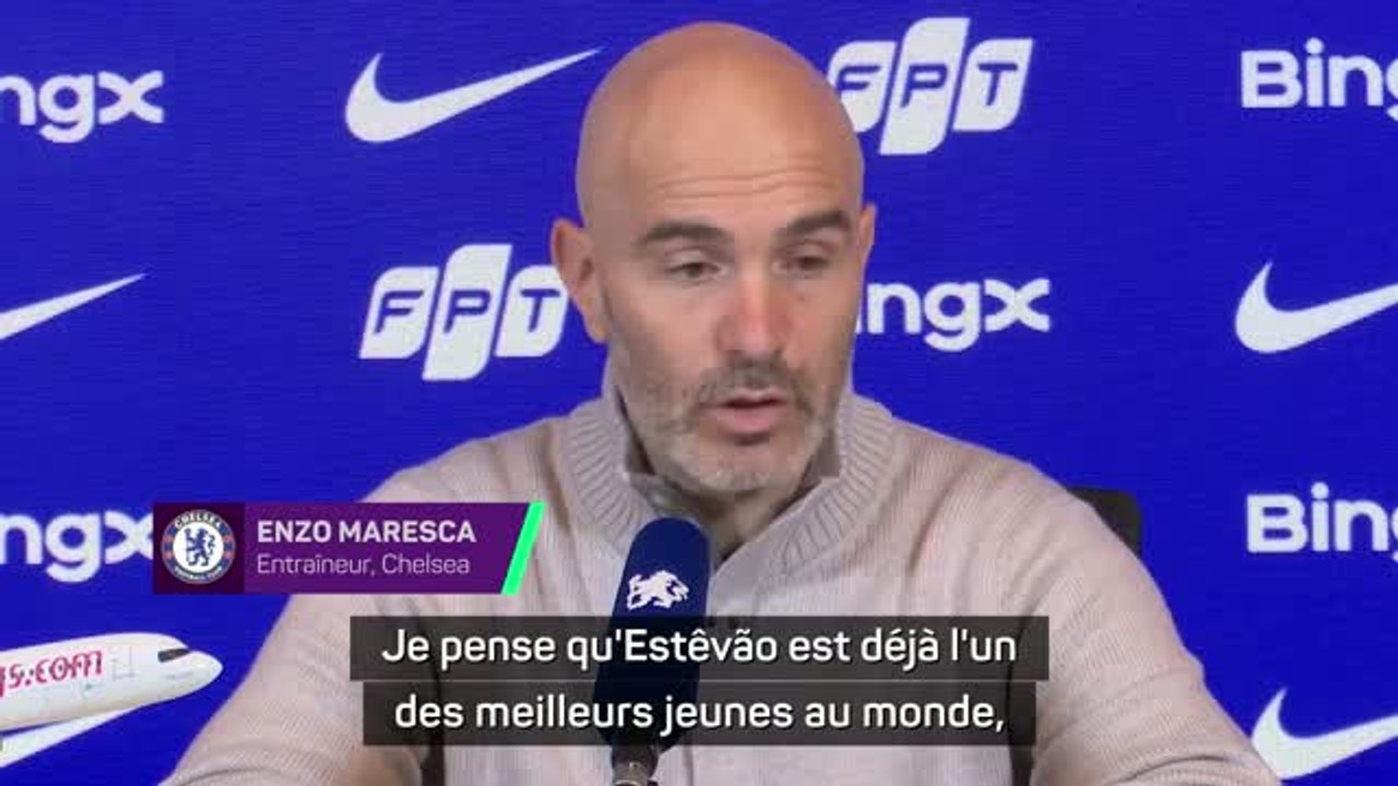 Chelsea - Maresca : "Estêvão est déjà l'un des meilleurs jeunes au monde"