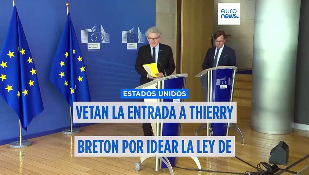 EE.UU. prohibe la entrada a Thierry Breton por censura en las redes sociales