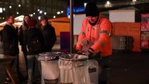 Le service Propreté urbaine mobilsé sur le marché de Noël de Strasbourg