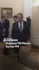Russiam FM Meets Syrian FM