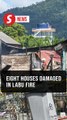 Morning fire destroys eight houses in Labu