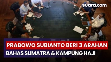 Prabowo Sampaikan 3 Arahan di Hambalang, Bahas Pemulihan Sumatra hingga Kampung Haji