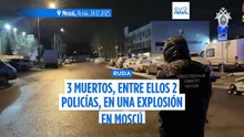 Un atentado con bomba mata a 2 policías y un civil en el sur de Moscú