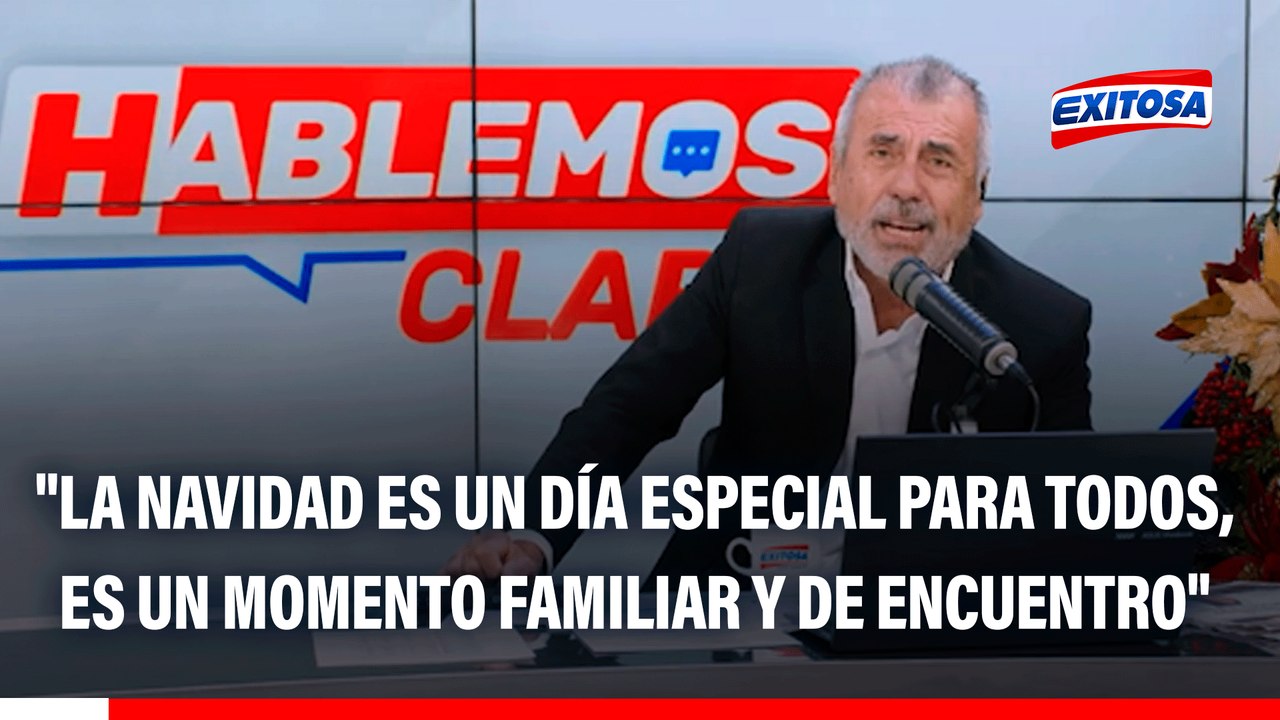 Nicolás Lúcar: "La Navidad es un día especial para todos, es un momento familiar y de encuentro"