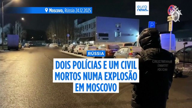 Dois polícias mortos numa explosão em Moscovo