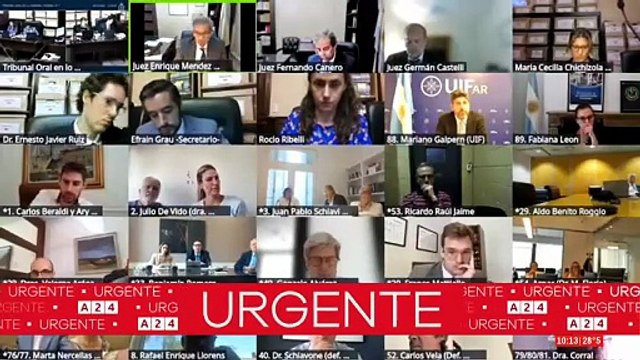 Cuadernos de las Coimas: el tribunal confirmó la modalidad de la última audiencia antes de las indagatorias