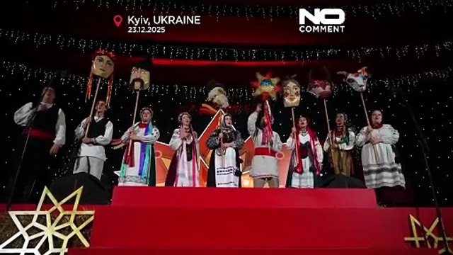 خانواده‌های اوکراینی در کی‌یف میزبان شام کریسمس برای کودکان آواره