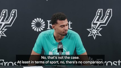 Wembanyama scoffs at comparisons to Holmgren