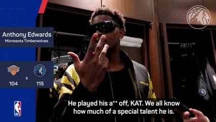 Edwards still feels 'weird' facing KAT
