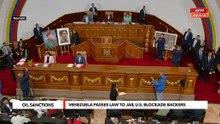 Venezuela passes law to jail U.S. blockade backers