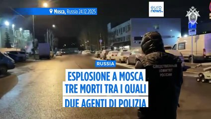 Russia: auto esplode a Mosca, morti due poliziotti e l'attentatore