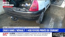 Crues dans l'Hérault: l'heure est aux constatations, 1.400 foyers toujours privés de courant