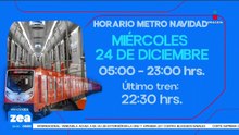 Metro de la CDMX anuncia cambios en los horarios por Navidad y Año Nuevo