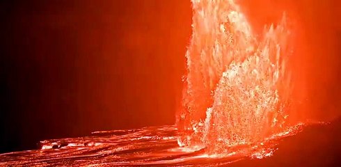 Vulcão Kilauea em erupção