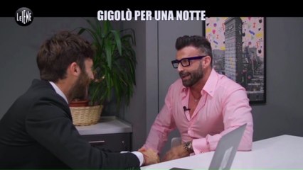 Gigolo per una notte. Roy Dolce in un servizio de Le Iene