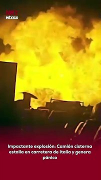 Un camión cisterna que transportaba combustible expl0tó en una autopista de Teano, en la provincia de Caserta, provocando una expl0sión masiva visible a varios kilómetros.