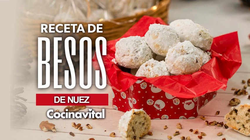 Receta de besos de nuez con 7 ingredientes