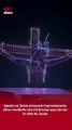 Una iglesia en Manvel, Texas, presentó una exhibición navideña con mil drones que recrearon la historia de Jesús, desde su nacimiento hasta su muerte.