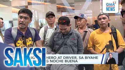 Ilang pasahero at driver, sa biyahe aabutan ng Noche Buena | Saksi