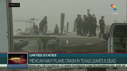 Mexican navy plane crash in Texas leaves six dead