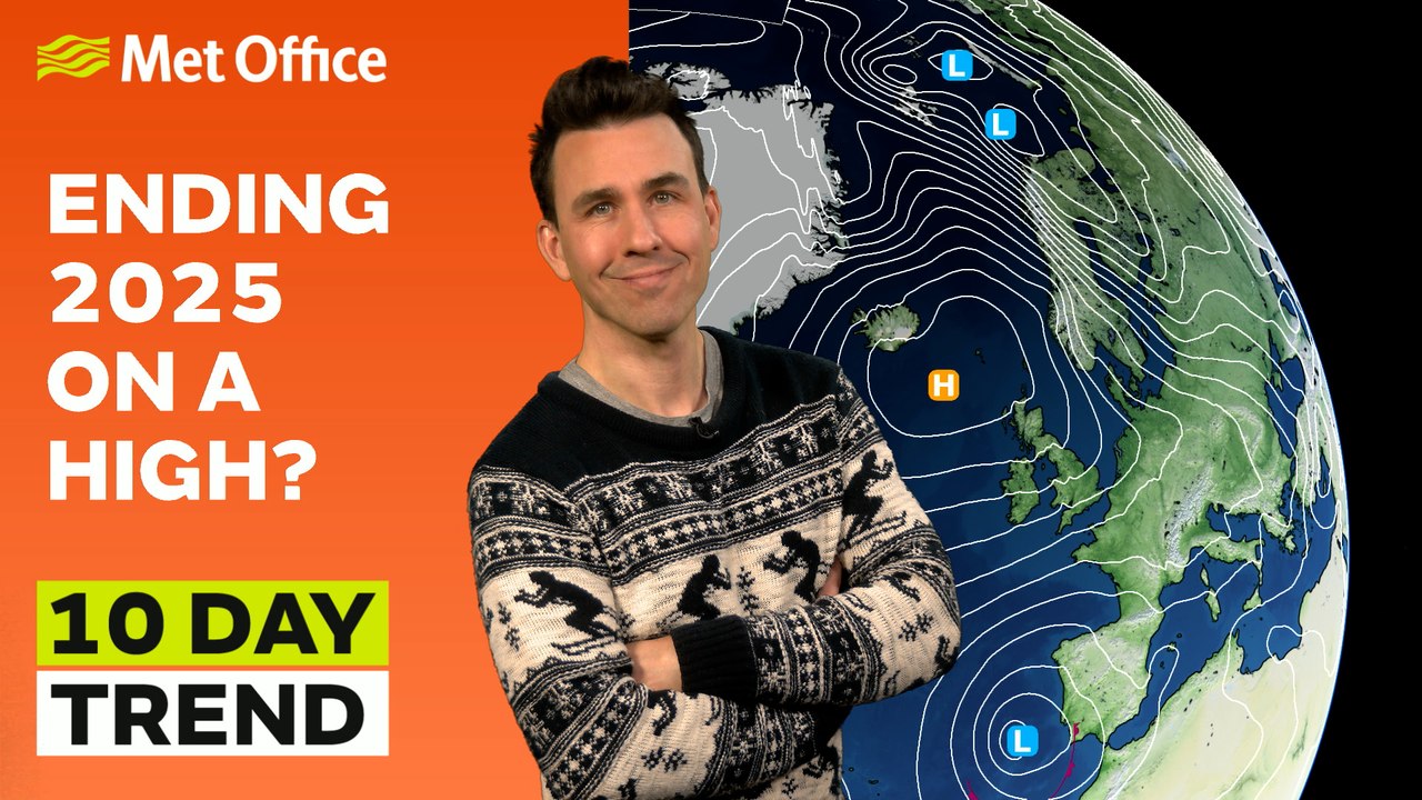 10 Day Trend 24/12/2025 – Will it turn colder later?