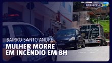 Mulher morre em incêndio no Bairro Santo André.