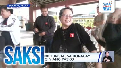 Mahigit 7,000 turista, sa Boracay sasalubungin ang Pasko | Saksi