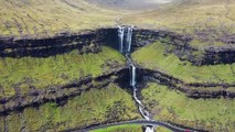 Flying over Faroe Islands_ 1 HOUR of Nature Scenery with Ambient Music (4K UHD Drone Film)