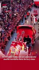 Las calles de El Salvador se llenaron de luces, música y color con un espectacular desfile navideño que reunió a miles de familias para celebrar estas fechas.