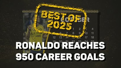 Best of 2025: Cristiano Ronaldo's race for 1,000 goals - 50 to go
