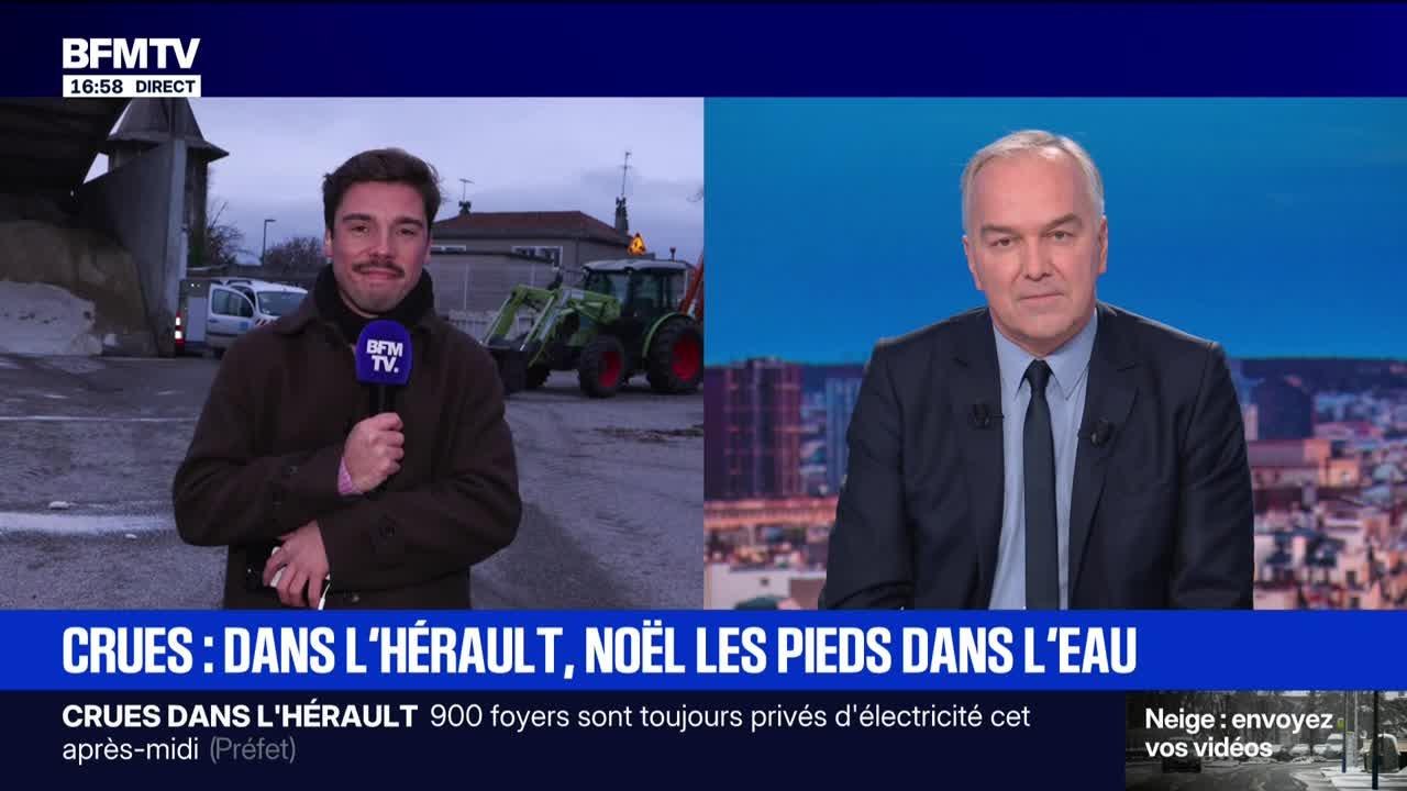 Marshall Truchot : Crues, dans l’Hérault, Noël les pieds dans l’eau - 24/12