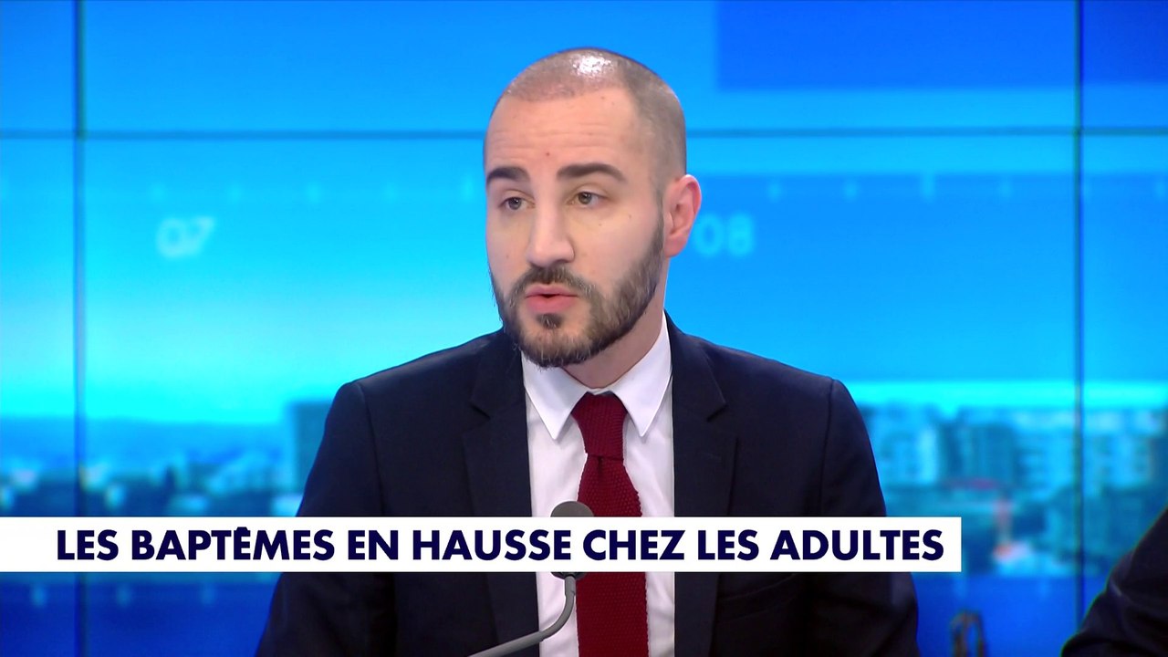 Amaury Brelet sur la hausse des baptêmes chez les adultes en France