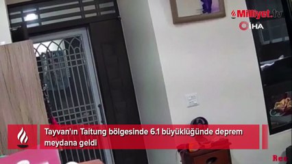 Tayvan'da 6.1 büyüklüğünde deprem