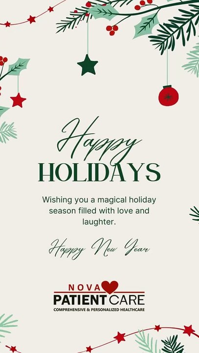 Happy Holidays from NOVA Patient Care Falls Church! 🎄