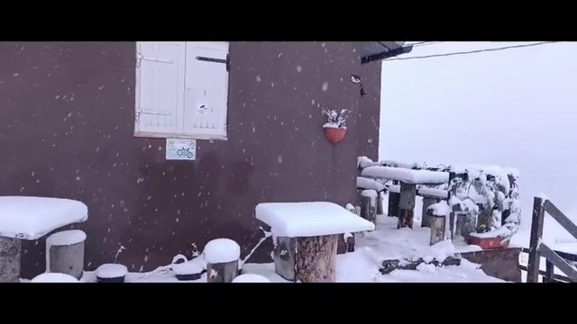 Il Natale «imbiancato» in Ciociaria: ecco i primi fiocchi