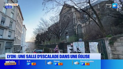 Lyon : une future salle d'escalade dans une église