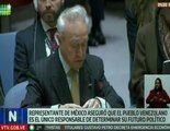 México repudió ante el CSNU el despliegue militar de EE.UU. en el Caribe