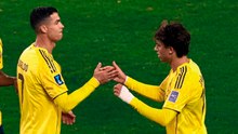 Gran asistencia de Cristiano Ronaldo a Joao Félix en la goleada del Al Nassr