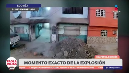 Hombre habría provocado la explosión en viviendas de Ecatepec | DPC con Paola Rojas
