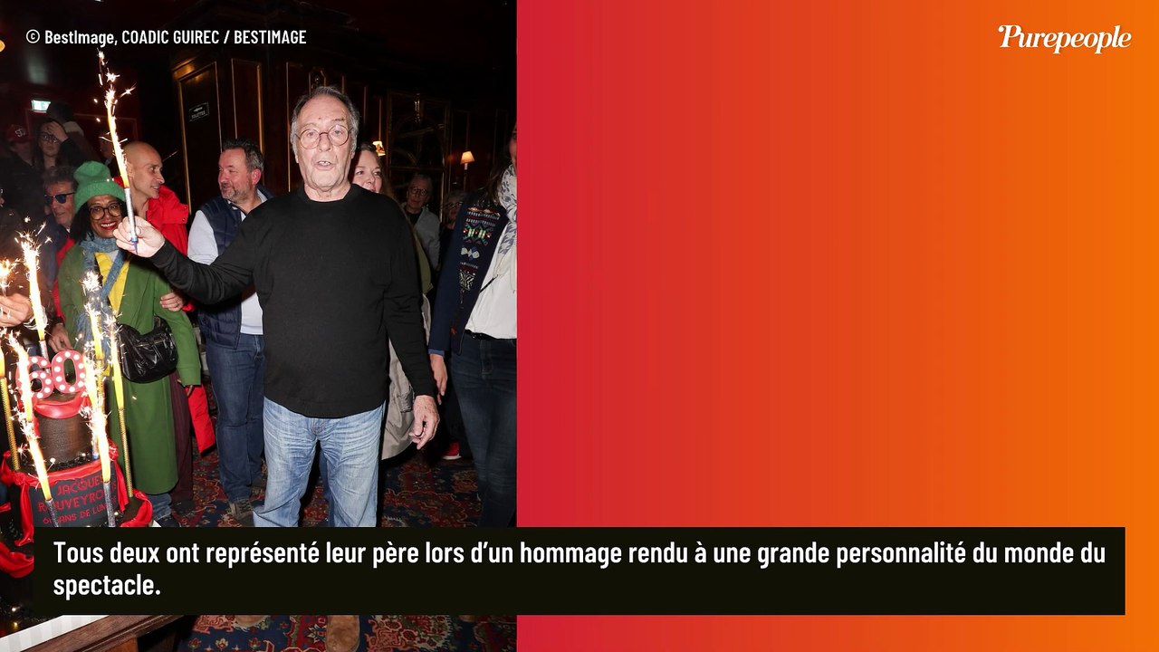 Les fils de Michel Sardou réunis pour honorer un grand nom de la musique qui a collaboré avec les plus grands