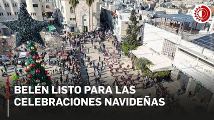 Belén listo para las celebraciones navideñas