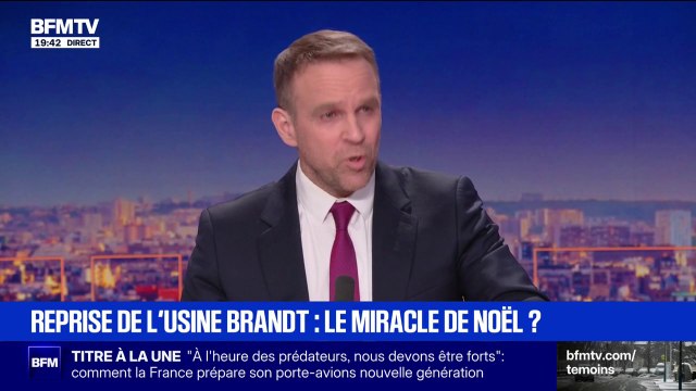 Projet de reprise de l'usine Brandt: C'est une proposition assez partielle , nuance Marc Ferracci, ancien ministre chargé de l'Industrie