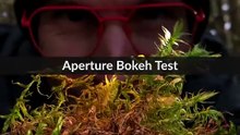 Macro Bokeh Aperture Test