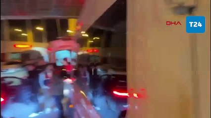 Gözaltına alınan Sadettin Saran, sağlık kontrolünden geçirilmek üzere jandarma ekipleri tarafından hastaneye getirildi