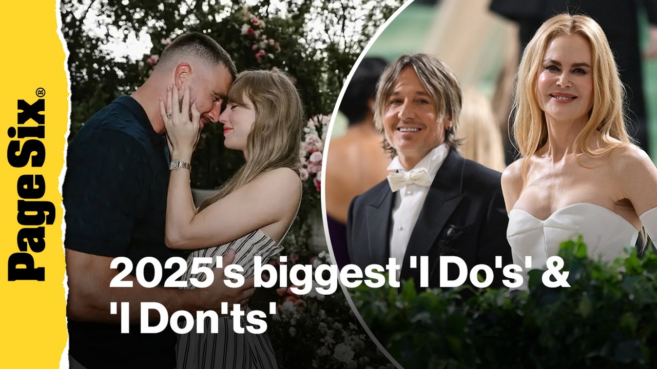 2025's celebrity weddings, engagements and breakups — from Taylor Swift to Jeff Bezos